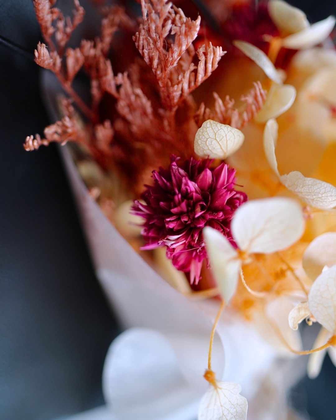 Orange Floral Car Freshener