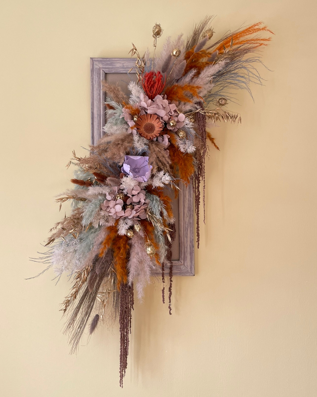 Luxury Dried Flower Wall Hanging