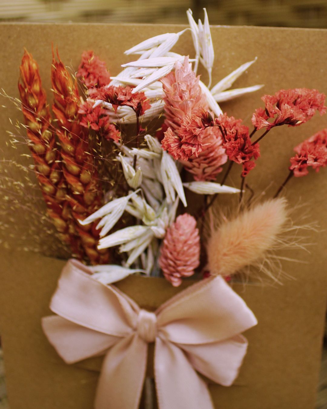 Dried Flower Greeting Postcard