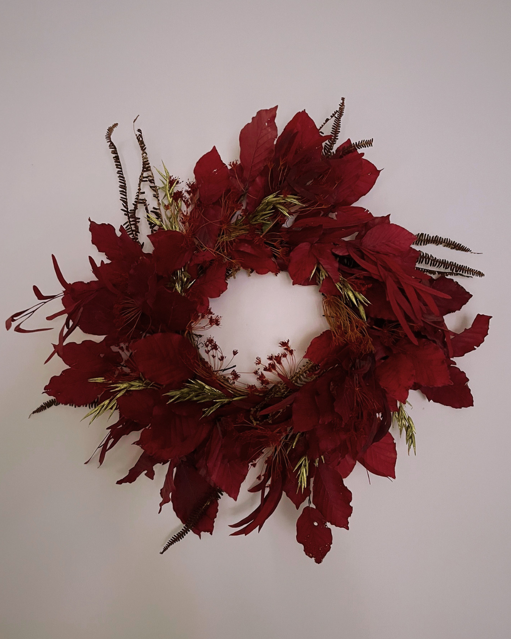 Beech Dried Flower Wreath