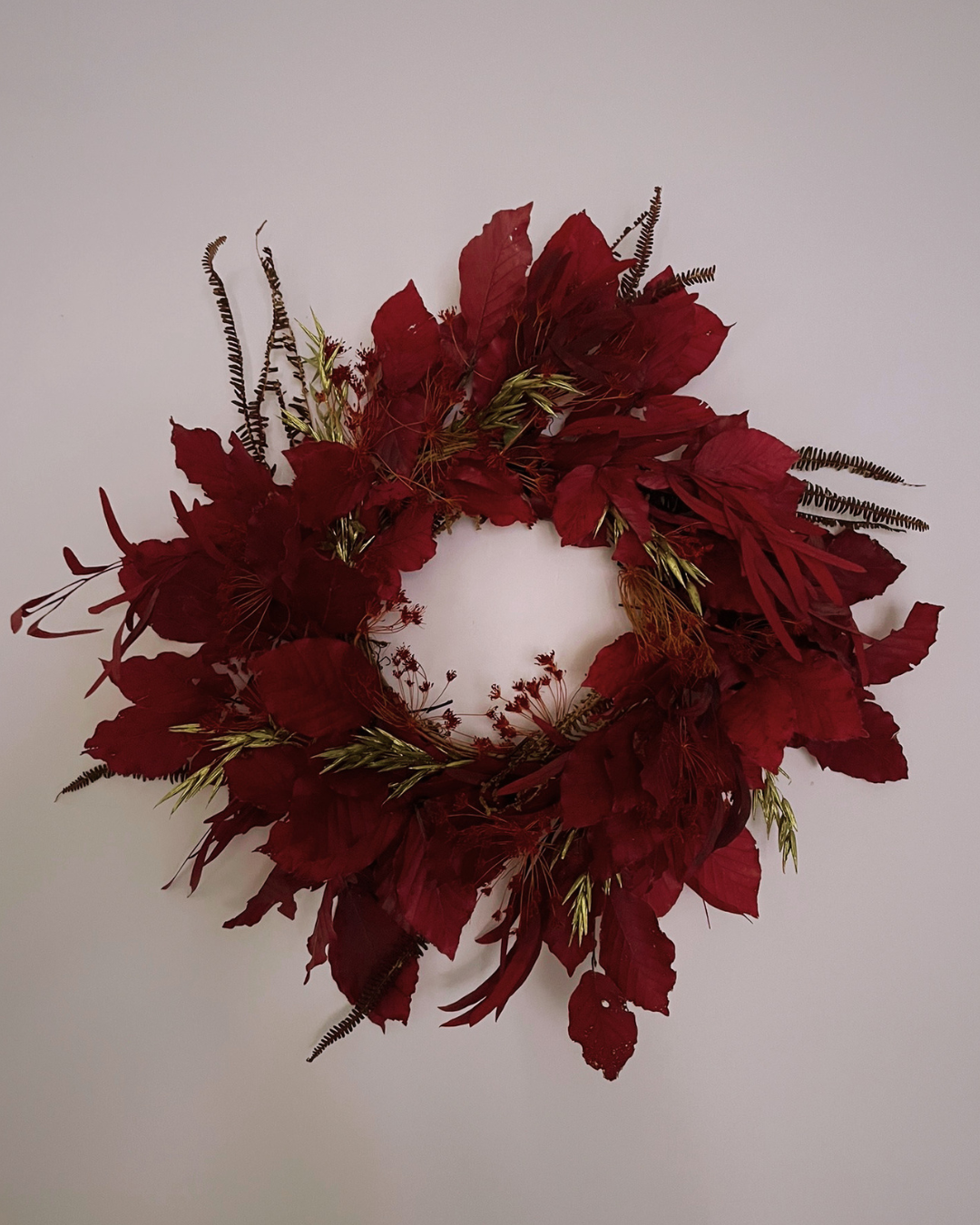 Beech Dried Flower Wreath