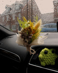 Yellow Floral Car Freshener