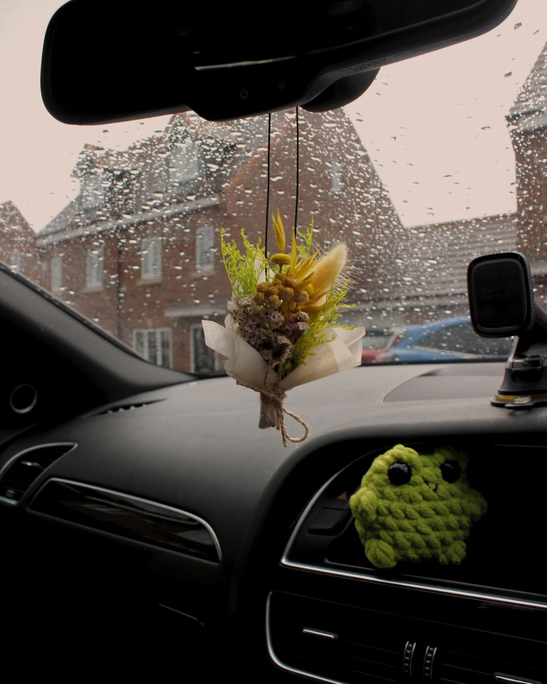 Yellow Floral Car Freshener