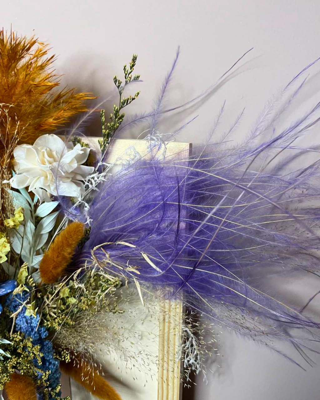 3D Dried Flower Wall Art