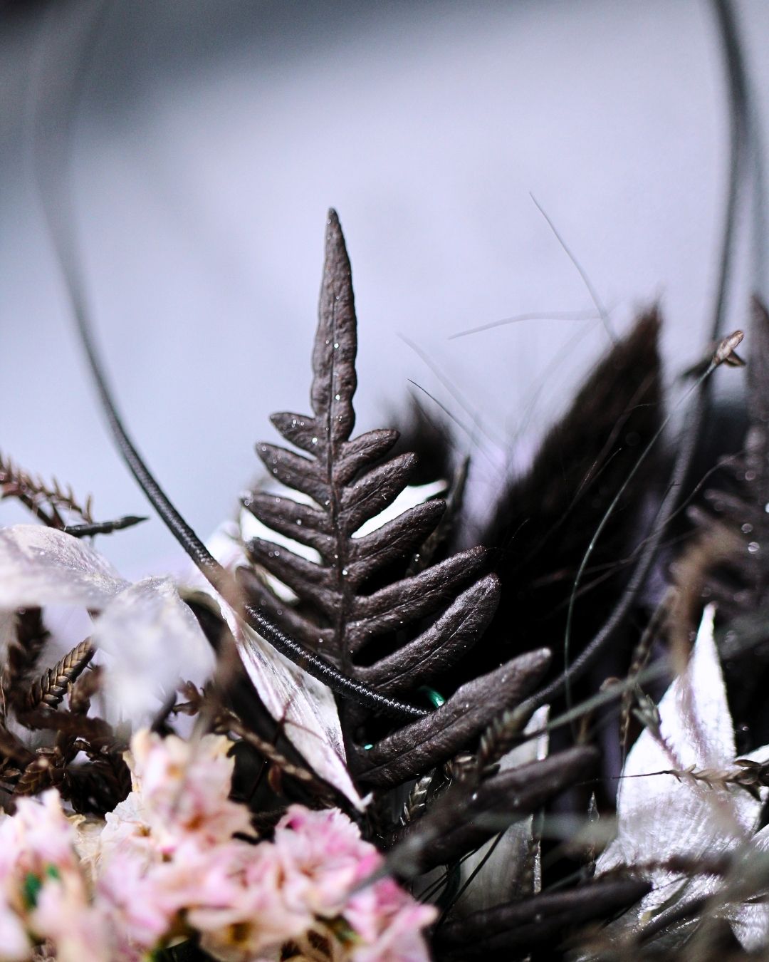 Dark Floral Car Freshener