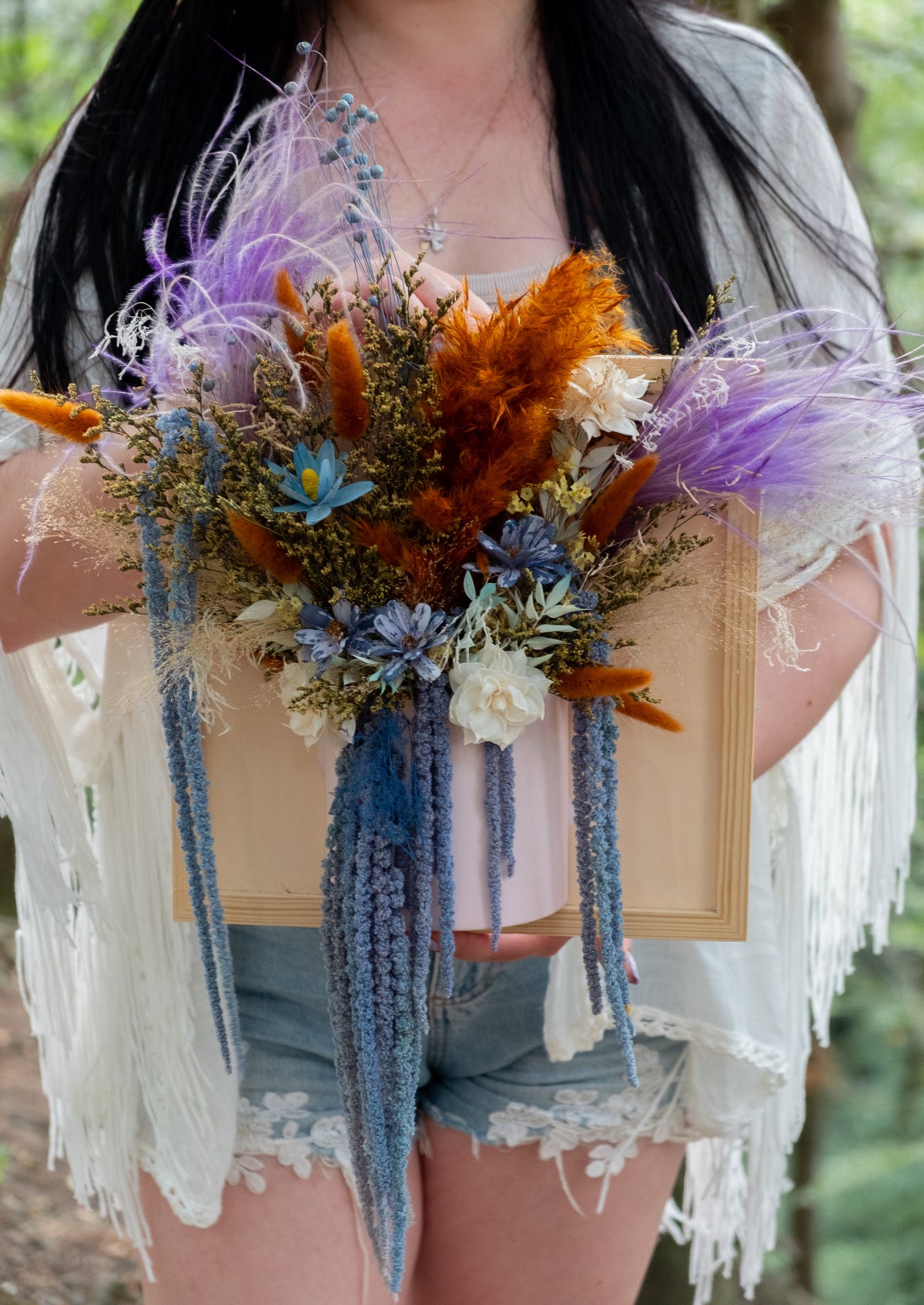 3D Dried Flower Wall Art