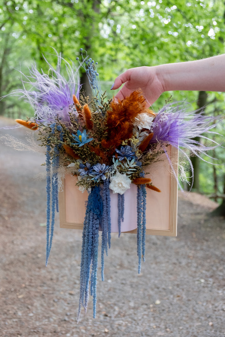 3D Dried Flower Wall Art