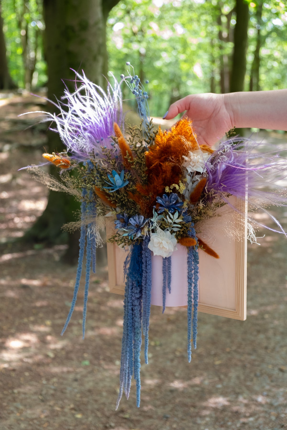 3D Dried Flower Wall Art
