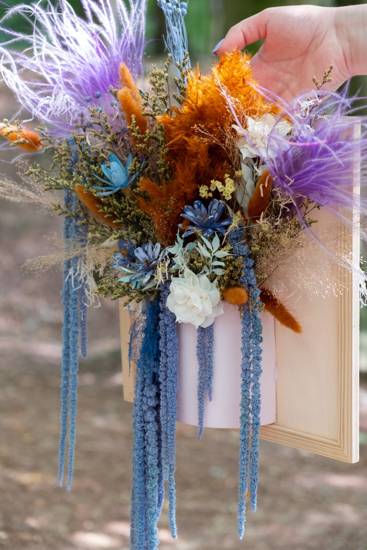 3D Dried Flower Wall Art