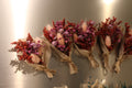 Dried flower magnet