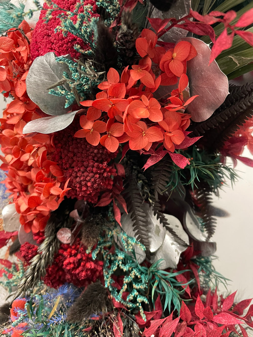 Fantasy Dried Flower Mirror Garland