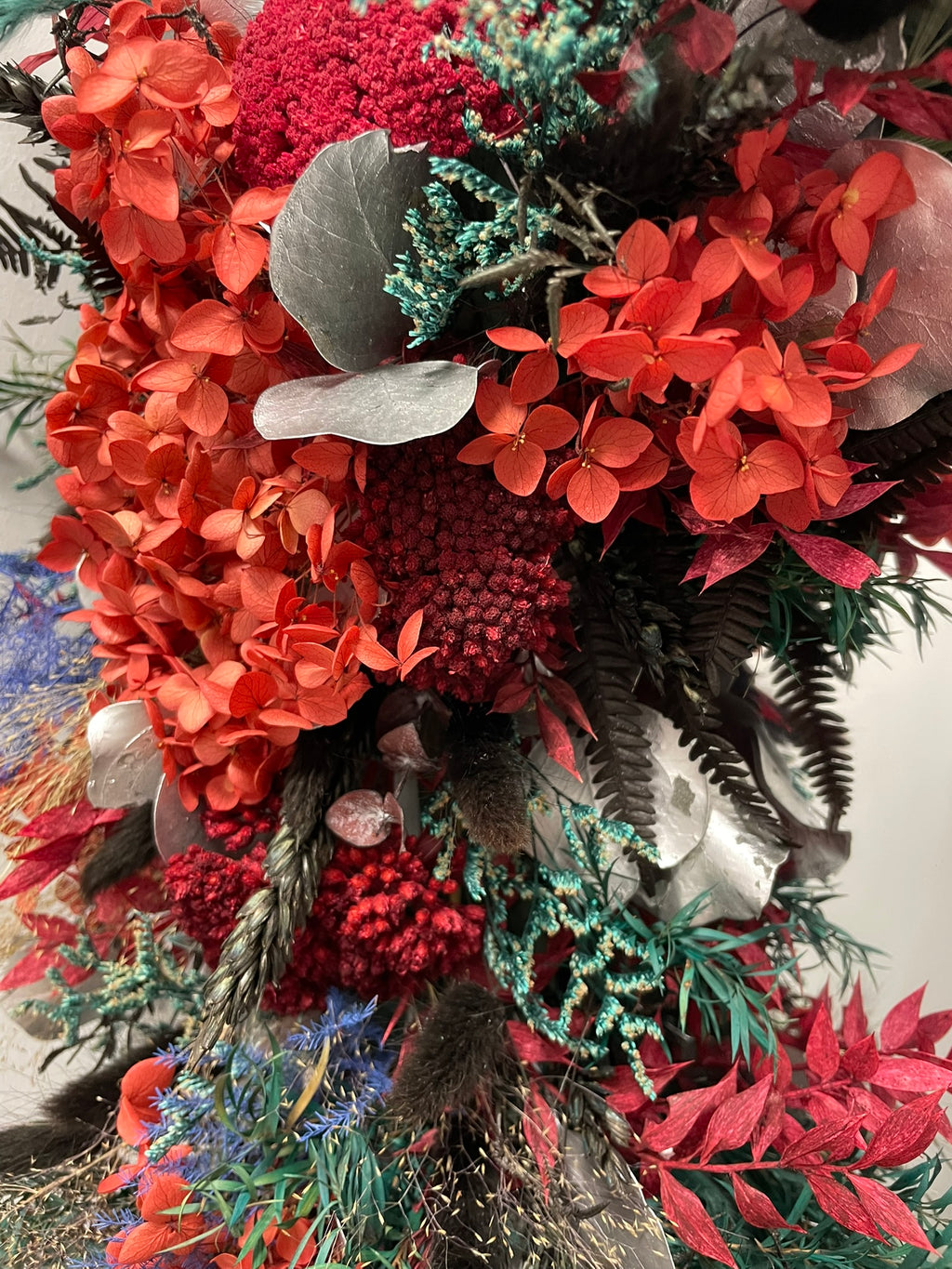 Fantasy Dried Flower Mirror Garland