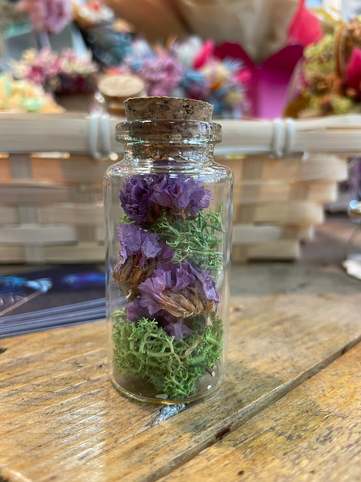 Mini Jars with Flowers