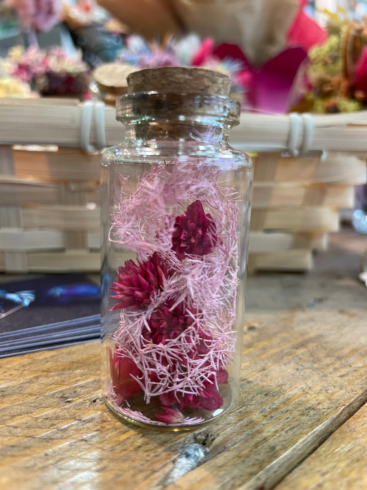 Mini Jars with Flowers