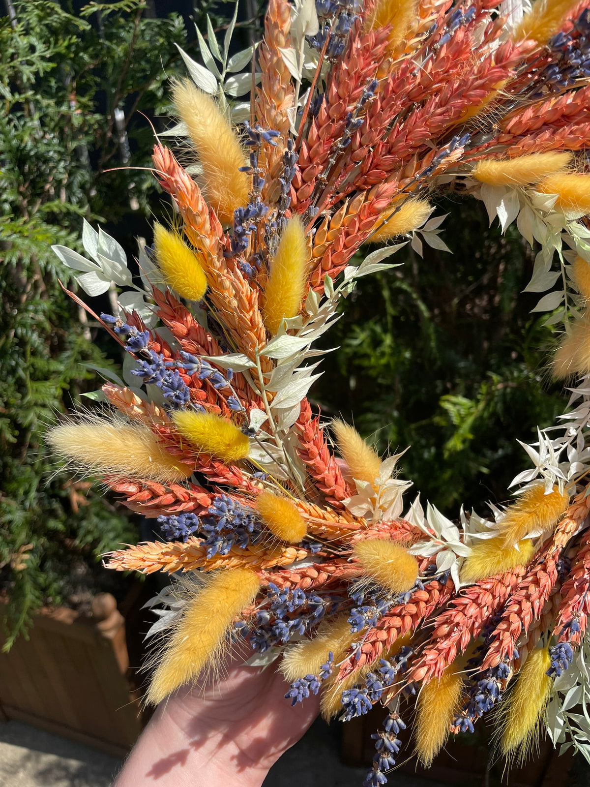 Summer Dried Flower Wreath