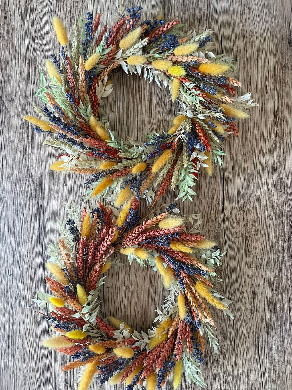 Summer Dried Flower Wreath