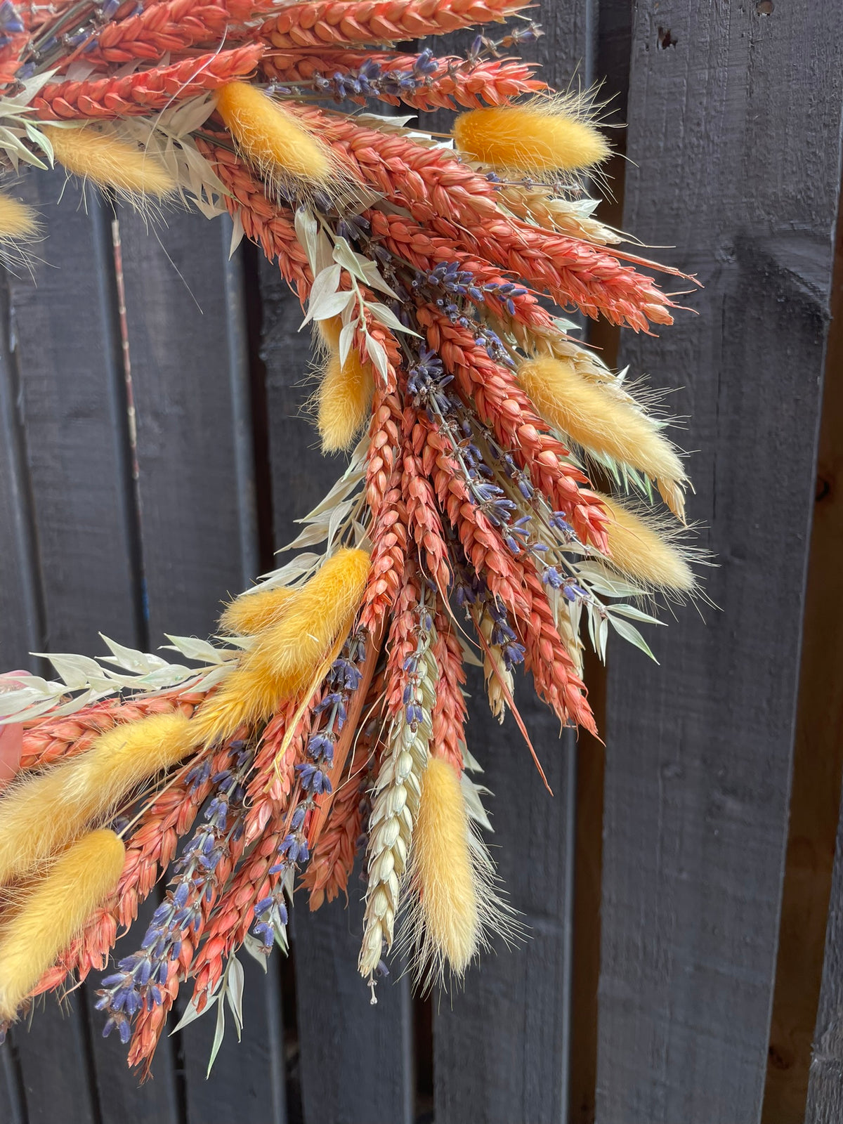 Summer Dried Flower Wreath