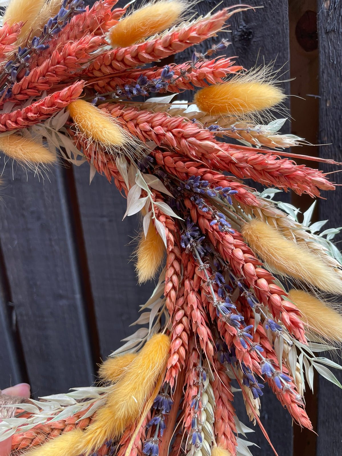 Summer Dried Flower Wreath