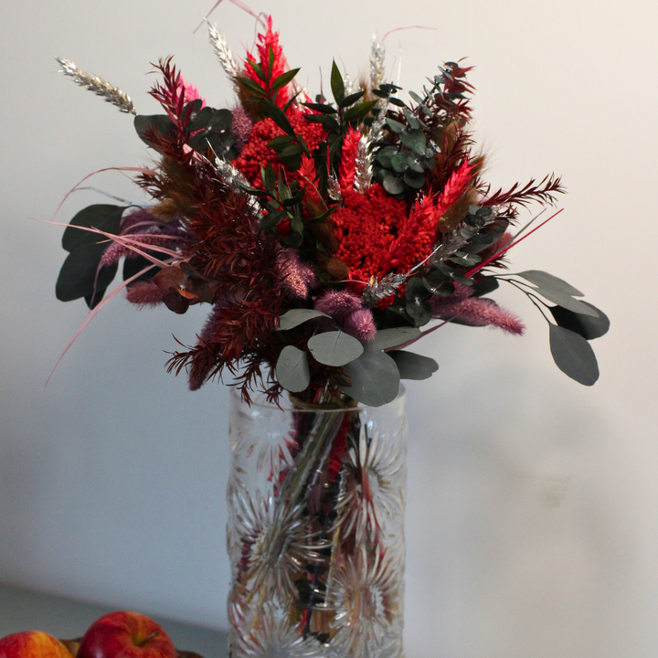 Burgundy Dried Flower Bouquet