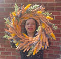 Summer Dried Flower Wreath