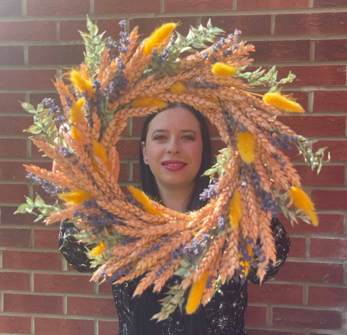 Summer Dried Flower Wreath