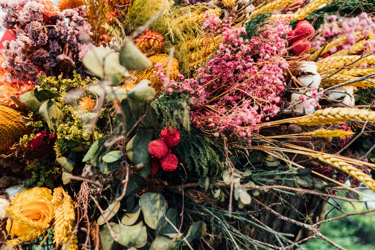 Petal Ritual dried flower arrangements